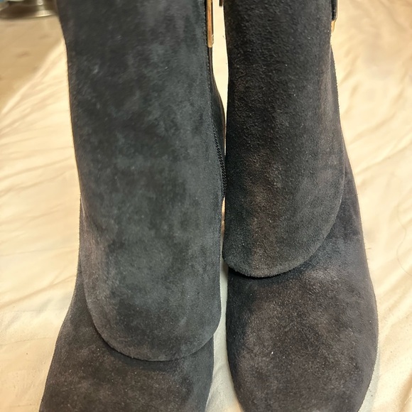 Black Suede Ankle Boots - Picture 4 of 8